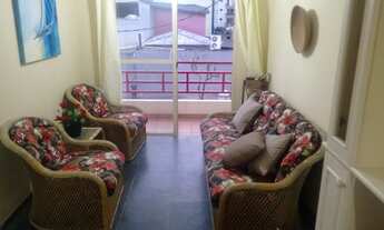 Imagem 2: Praia da Enseada / 02 dormitórios com sacada e lazer / 01 vaga