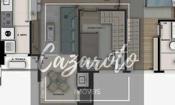 Imagem 7: Apartamento à venda 3 Quartos, 1 Suite, 1 Vaga, 87M², Cristo Rei, Curitiba - PR