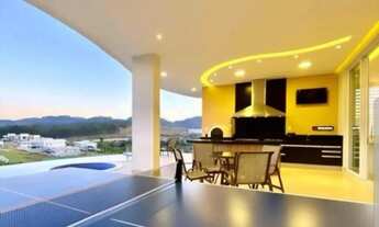 Imagem 2: SOBRADO à VENDA com 4 Suítes, Piscina com Borda Infinita, Vista Permanente, sem Vizinhos d