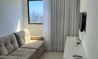 Imagem 6: APARTAMENTO PARA ALUGUEL ANDAR ALTO VISTA LIVRE 01 QUARTO TODO MOBILIADO ILHA DO LEITE - R