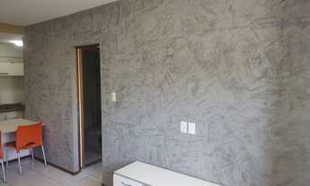 Imagem 4: Quarto e sala semi mobiliado perto da praia