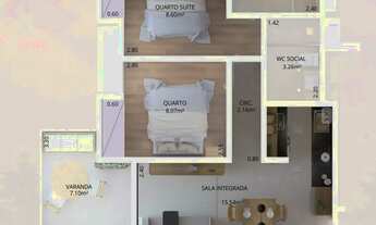 Imagem 3: Apartamento 2 quartos - São Pedro