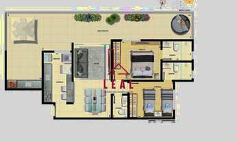 Imagem 7: Cobertura à venda, 2 quartos, 2 suítes, 2 vagas, Silveira - Belo Horizonte/MG