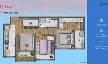 Imagem 5: Vendo Apto no Living Vision com ÓTIMO PREÇO no Bonfim em Campinas