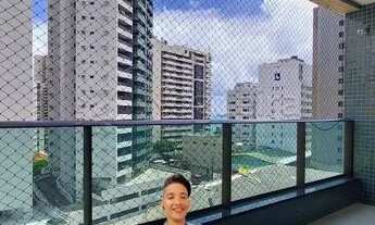 Imagem 1: Apartamento para venda com 122 metros quadrados com 3 quartos em Boa Viagem - Recife - PE