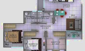 Imagem: Apartartamento no Jardins Residence Club