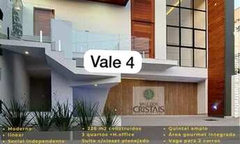 Imagem 6: Casa no Vale dos Cristais NOVA para aluguel com 4 quartos, sendo um escritório. Casa com p