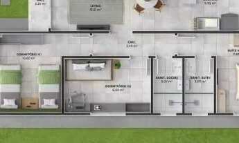 Imagem 3: ART RESIDENCE CONDOMÍNIO CASA COMPOSTA DE 3/4 COM SUÍTE MASTER LOCALIZADO NO BAIRRO SIM..