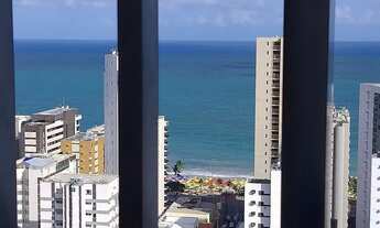 Imagem 7: Alugo apto com 1 quarto, em B. Viagem varanda, sala, cozinha e area servico, vista mar