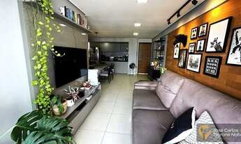 Imagem 4: Apartamento com 2 quartos todo PROJETADO no Bessa e com VISTA MAR - Suíte com closet