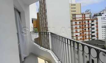 Imagem 6: Flat disponível para locação no Jd Paulista, com 47m² e 1 dorm. com quarto e sala separado