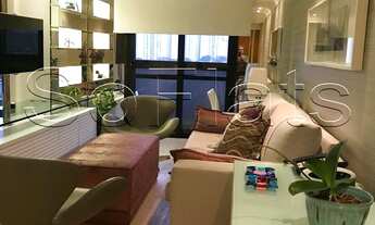 Imagem 2: Flat de alto padrão para locação em Pinheiros próximo da Avenida Faria Lima