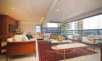 Imagem 4: Apartamento de 193 m², em condomínio clube, com 4 suítes e 4 vagas, à venda no Campo Belo