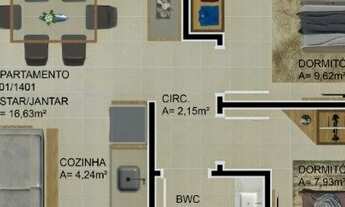 Imagem 6: Apartamento Padrão para Venda em Dehon Tubarão-SC