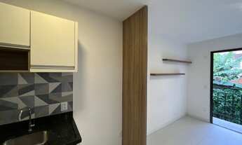 Imagem 4: Loft 305 com sacada, sol da manhã, andar alto! Para 1 ou 2 pessoas