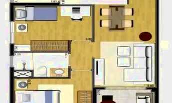 Imagem 4: Apartamento pronto para morar 57m² com 2 dormitórios e 1 vaga à venda no bairro Barra Fund