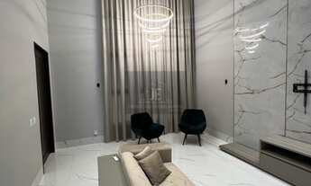 Imagem 4: Semi sobrado no Florais da Mata VG com 4 suítes e escritório porteira fechada