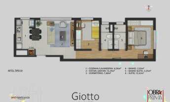 Imagem 6: Apartamento à venda em Petrópolis com 56 m², 2 quartos, 1 vaga