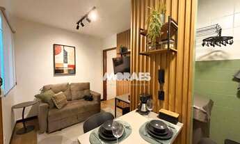 Imagem 4: Apartamento mobiliado e decorado com 1 suíte, 1 vaga para alugar, 43 m² por R$ 2.700/mês