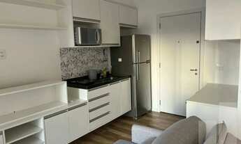 Imagem 4: Studio moderno com mobília, varanda e 1 vaga, próximo ao Metrô em prédio com lazer - Barra