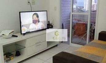 Imagem 2: Apartamento com 1 dormitório à venda, 49 m² por R$ 196.000,00 - Vila Guilhermina - Praia G