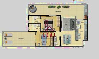 Imagem 6: Cobertura à venda, 2 quartos, 2 suítes, 2 vagas, Silveira - Belo Horizonte/MG
