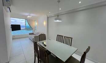 Imagem 4: Alugo apto mobiliado beira mar andar alto 2 quartos suíte ar condicionado ( falar no watsa