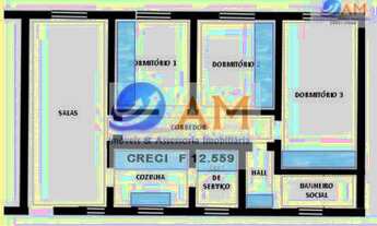 Imagem 2: Apartamento para Venda em Novo Mundo Curitiba-PR , excelente localização, próximo ao Shop