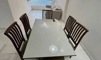 Imagem 6: Alugo apto mobiliado beira mar andar alto 2 quartos suíte ar condicionado ( falar no watsa