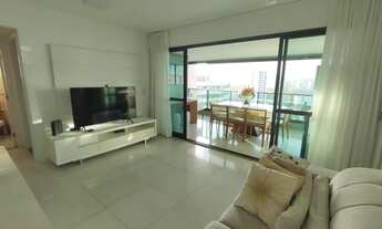 Imagem 4: Apartamento 2 suítes com lavabo, alto, ventilado, 2 vagas soltas, no melhor da Pituba