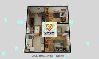 Imagem 3: LNC-061 2 QTS PISO MADEIRA JACARAÍPE FGTS SUBSÍDIO ENT 60X E ITBI/REG 24X PERTO TERMINAL E