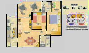 Imagem 6: Ap. 2 qts/suite, mobiliado, c vista p mar