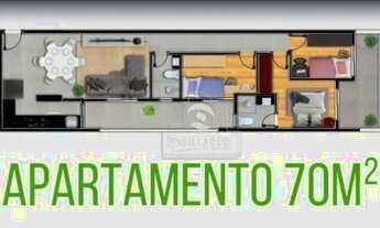 Imagem 2: Apartamento com 2 dormitórios à venda, 70 m² por R$ 700.000,00 - Campestre - Santo André/S