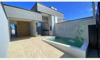 Imagem 2: Casa térrea com piscina, varanda gourmet, 2 dormitórios, sendo 1 suíte, projeto diferencia