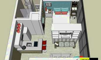 Imagem: Kitnet mobiliada por R$ 590,00 no Água