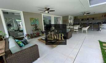 Imagem 6: Alphaville Campinas - Magnifica e Ampla Casa à Venda. Living para 4 ambientes com pé direi