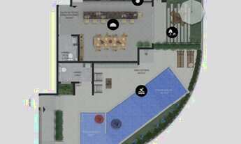 Imagem 4: D+ APTO Duplex C/SOTÃO,01 DORMITÓRIO+ESCRITÓRIO, 01 VAGA COM HOBBYBOX