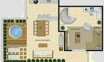 Imagem 2: Cobertura novo sttilo 132 mts com móveis planejados