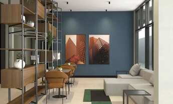 Imagem 6: Cena Living Apartamento com 1 dormitório