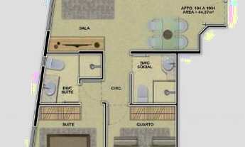Imagem 3: Apartamento em contrução na navegantes, oportunidade de investimento na melhor localizaçã