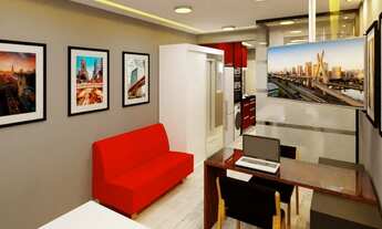 Imagem: Studio 1 dormitório, 1 banheiro, 1 vaga