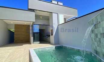 Imagem: Casa térrea com piscina, varanda gourmet