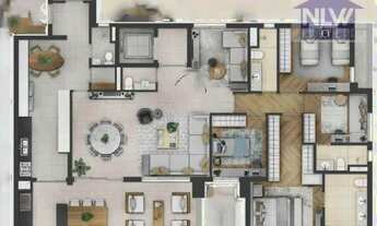 Imagem 2: Apartamento com 4 dormitórios à venda, 197 m² por R$ 3.746.695,00 - Sumaré - São Paulo/SP