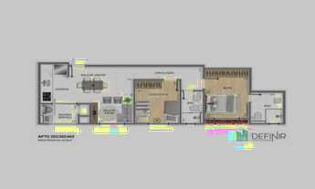 Imagem 5: Apartamento para venda tem 79 metros quadrados com 2 quartos em Centro - Pinhais - PR
