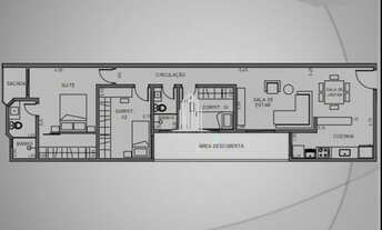 Imagem 3: Apartamento a venda com 3 dorms (1 suíte) e com 1 vaga de garagem