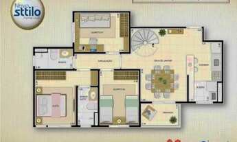 Imagem: Cobertura novo sttilo 132 mts com móveis