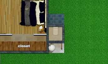 Imagem 4: Casa no Vale dos Cristais NOVA para aluguel com 4 quartos, sendo um escritório. Casa com p