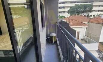 Imagem 6: Apartamento studio moderno reformado e mobiliado em prédio com estrutura de lazer completo