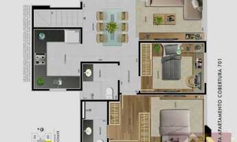 Imagem 4: Cobertura em Castelo - Belo Horizonte, MG