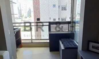 Imagem 4: Apartamento locação 38m², 1 quarto, varanda, 1 vaga, mobiliado. Cidade Monções, Brooklin